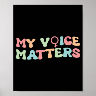 Affiche Défendre Roe V Wade Pro Choice Abortion Ma Voix Ma