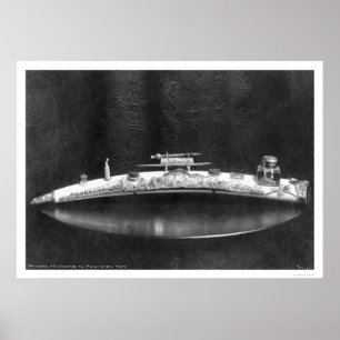 Affiche Défense ene ivoire présentée au Président Taft