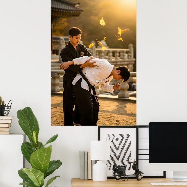 Affiche Défense personnelle Hapkido coréen (Bureau à domicile)