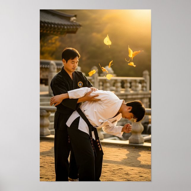 Affiche Défense personnelle Hapkido coréen (Devant)