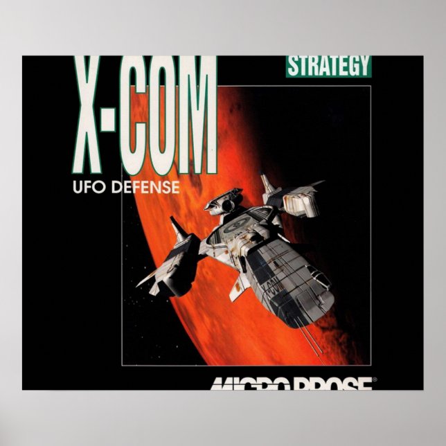 Affiche Défense XCOM UFO (Devant)