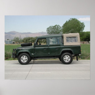 Affiche Défenseur du Land Rover 110