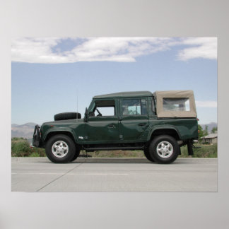 Affiche Défenseur du Land Rover 110