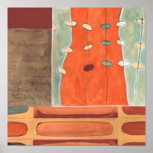 Affiche Défilé abstrait des oeufs par Bruyère J Vess