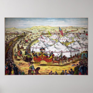 Affiche Défilé de cirque