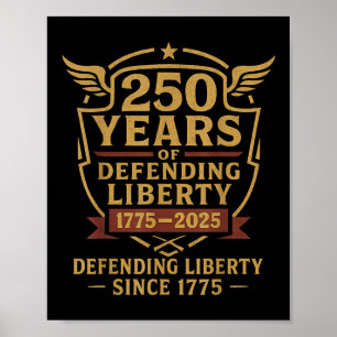 Affiche Défilé militaire de l'armée américaine patriotique