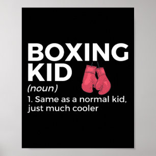 Affiche Définition amusante d'enfant de boîte