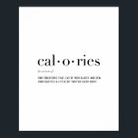 Affiche Definition Calories<br><div class="desc">Definition Calories</div>