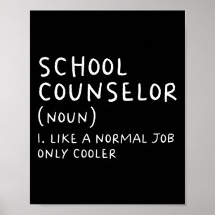 Affiche Définition de conseiller scolaire Fun Byck À l'éco