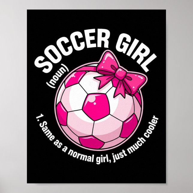 Affiche Définition de Fille de Soccer  (Devant)