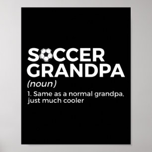 Affiche Définition de grand-père drôle de football