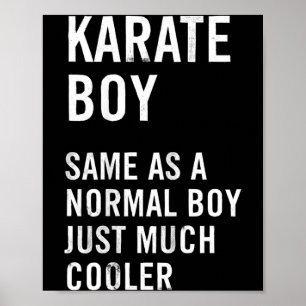 Affiche Définition de Karate Boy Drôle