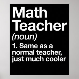 Affiche Définition De L'Enseignant En Mathématiques Retour