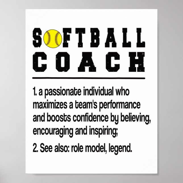 Affiche Définition de l'entraîneur Softll Coaching Softll  (Devant)