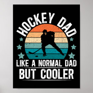 Affiche Définition de papa hockey Joueur de hockey sur gla