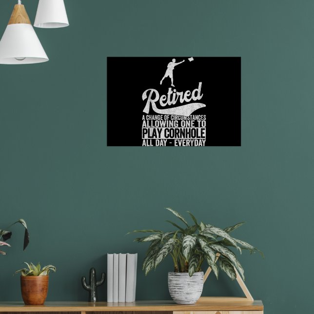 Affiche Définition de retraite amusante Plan de retraite C (Salon 1)