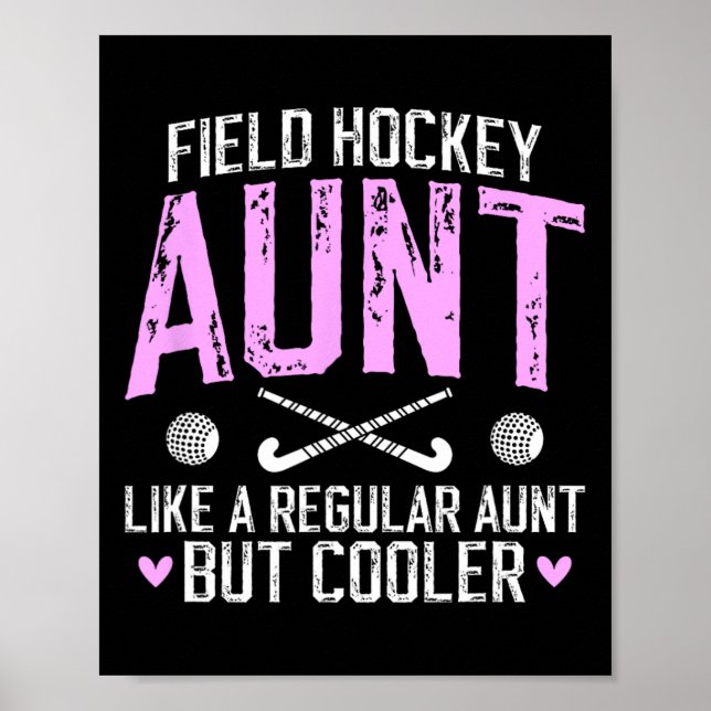 Affiche Définition de Tante de Hockey sur Gazon Joueuse de (Devant)