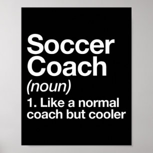 Affiche Définition d'entraîneur de football École de sport