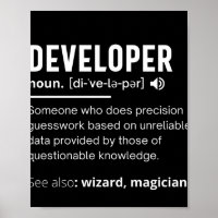 Définition du dictionnaire de développeurs Drôle d