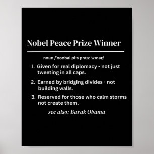 Affiche Définition du lauréat du prix Nobel de la paix Oma