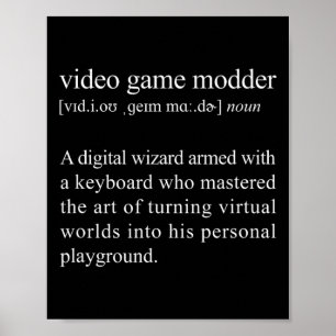 Affiche Définition du modèle de jeu vidéo - Modèle de jeu