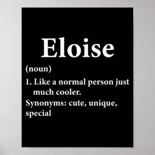 Affiche Définition du nom Eloise