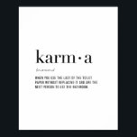 Affiche Définition Karma<br><div class="desc">Définition Karma</div>