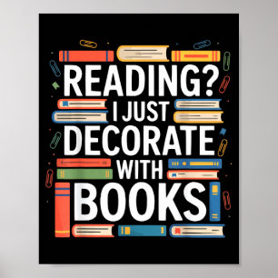 Affiche Définition Tsundoku bibliophile livresque amoureux