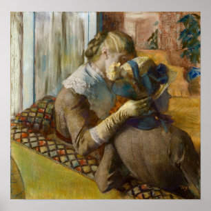 Affiche Degas - Chez la modiste