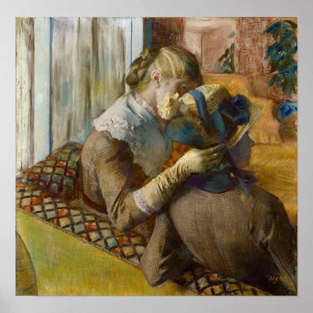 Affiche Degas - Chez la modiste (Devant)