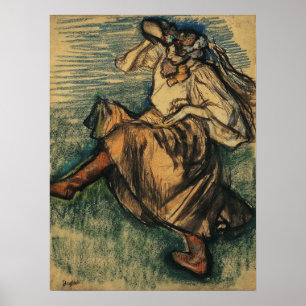 Affiche Degas - Danseur russe