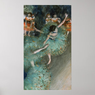 Affiche Degas - Danseur vert