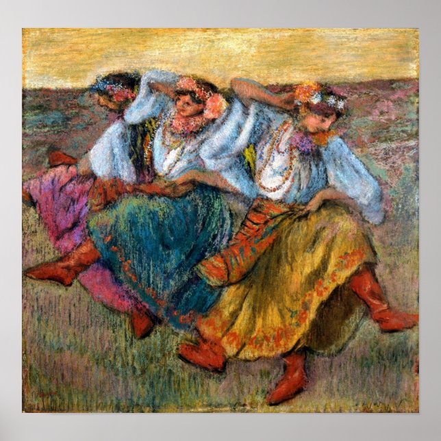 Affiche Degas - Danseurs russes (Devant)