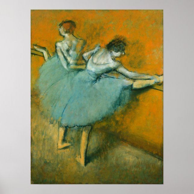 Affiche Degas - Danseuses au barre (Devant)
