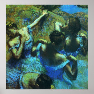 Affiche Degas - Danseuses bleues 1899