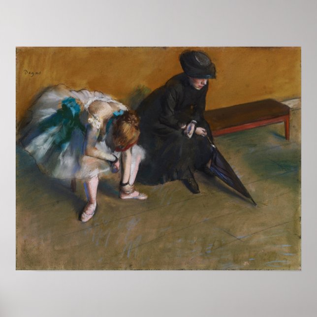Affiche Degas - En attente (Devant)