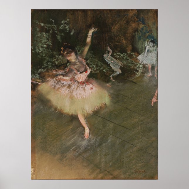 Affiche Degas - L'étoile (Devant)