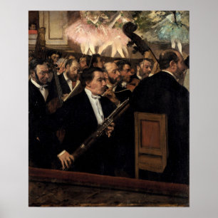 Affiche Degas - L'Orchestre À L'Opéra