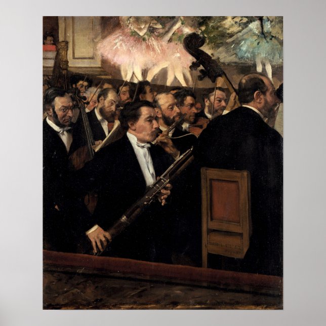 Affiche Degas - L'Orchestre À L'Opéra (Devant)