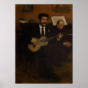 Affiche Degas - Lorenzo Pagans Et Auguste De Gas