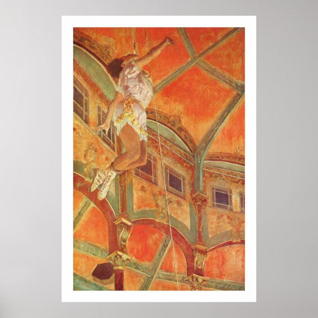 Affiche Degas : Mlle Lala au Cirque Fernando (Devant)