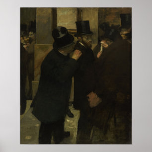 Affiche Degas - Portraits à la Bourse