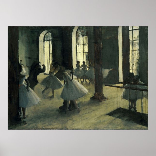 Affiche Degas - Répétition Foyer De La Danse (Devant)