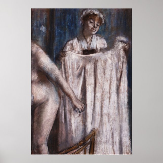 Affiche Degas - Toilette Après Le Bain (Devant)