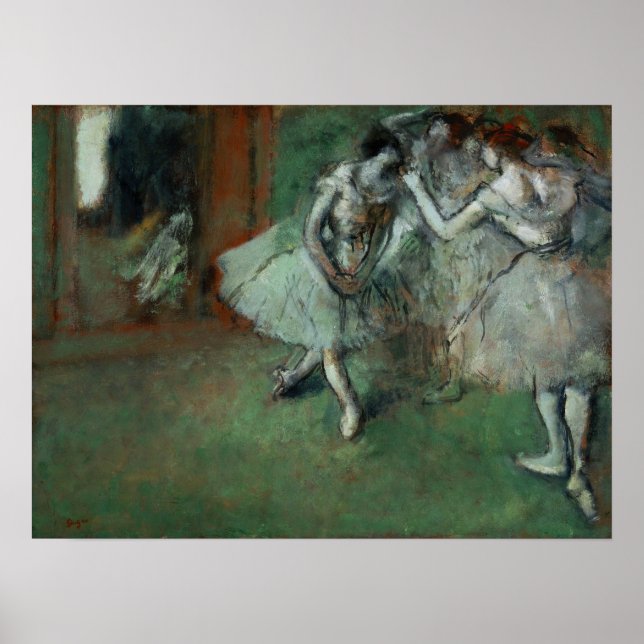 Affiche Degas - Un Groupe De Danseurs (Devant)