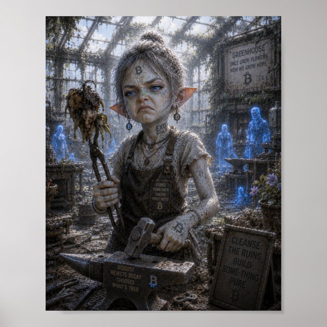 Affiche Dégoût / Forgeron / Serre (Devant)