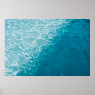 Affiche Dégradé bleu