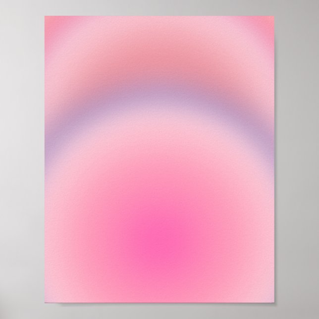 Affiche Dégradé de coucher de soleil magique (Devant)