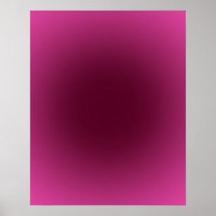 Affiche Dégradé de l'aura de Bourgogne rose 16x20