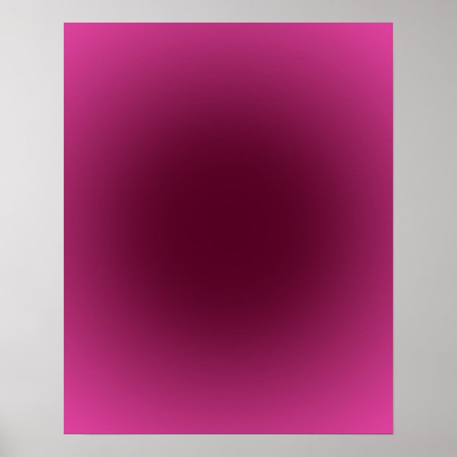 Affiche Dégradé de l'aura de Bourgogne rose 16x20 (Devant)